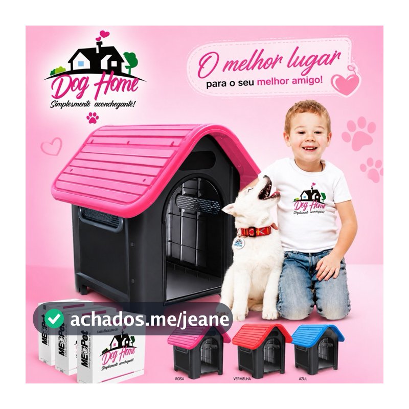 Casa Casinha Cachorro N4 Porte Médio Plástica Dog Home Mec Pet