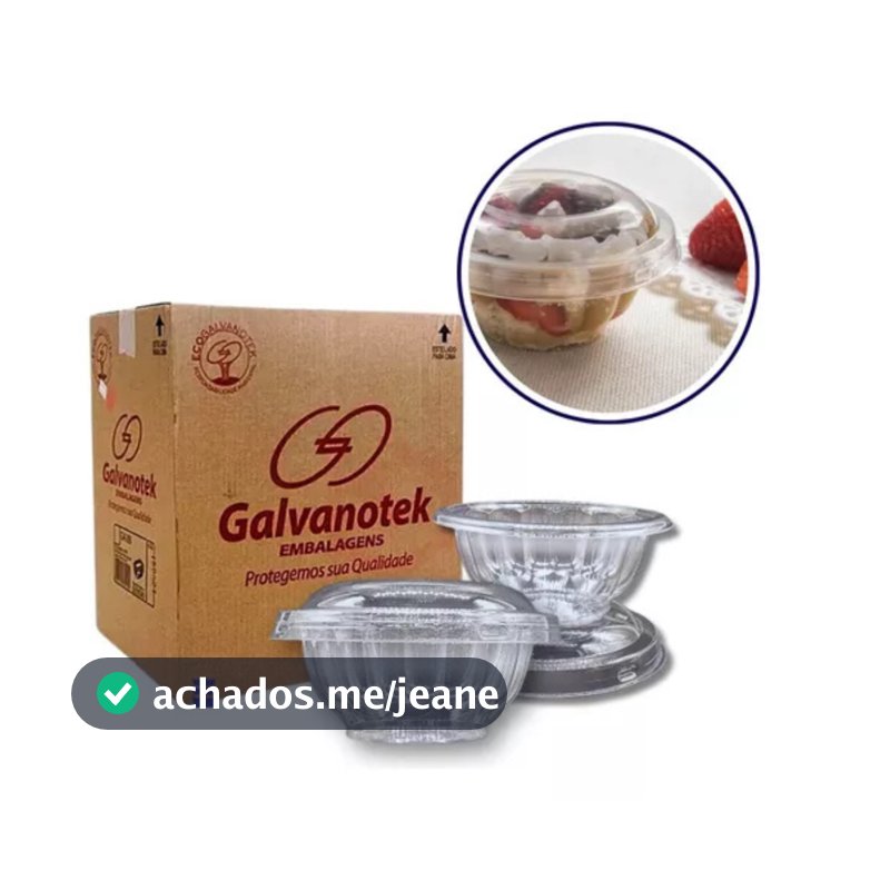 Embalagem Galvanotek G679 Bolo De Pote, Mousse 150ml C/50