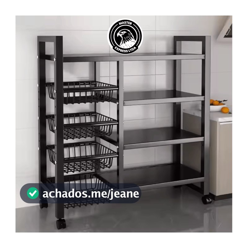 Prateleira Para Cozinha Multifunções Para Armazenamento Para Fornos e Micro-ondas Envio Imediato
