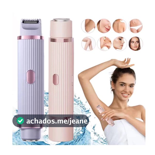 Depilador Elétrico Compacto - Mini e Versátil com Carregamento USB para Homens e Mulheres
