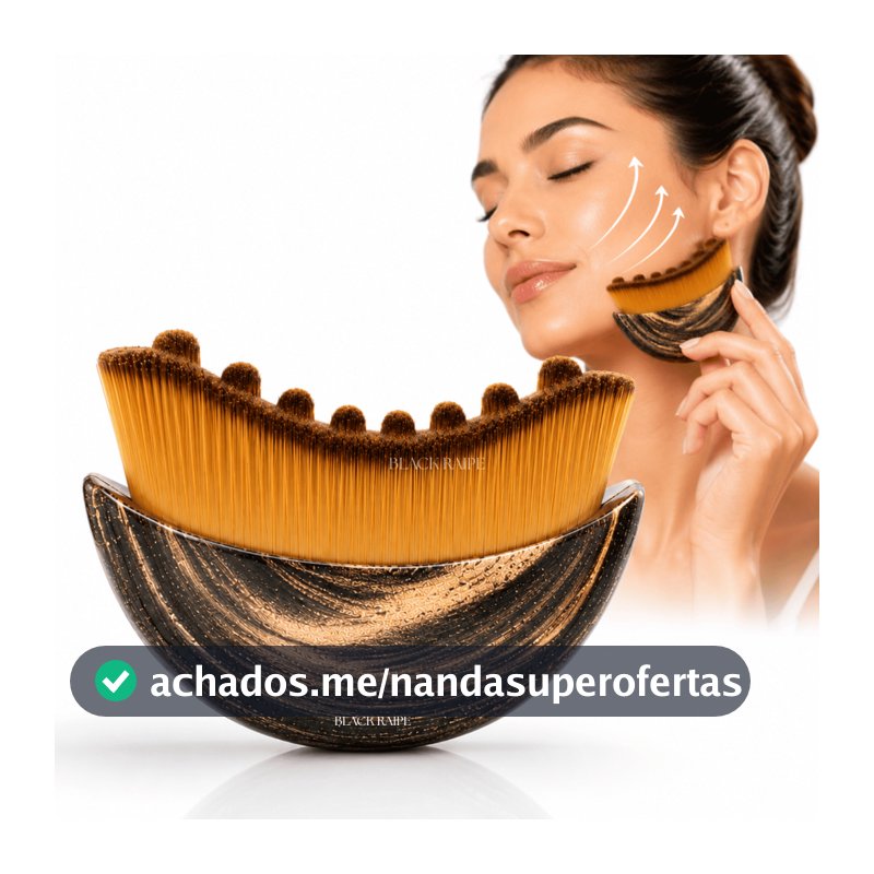 Escova Facial Drenagem Linfática Massageador Anti Inchaço Lifting Skincare Rosto Pele Gua Sha Glow