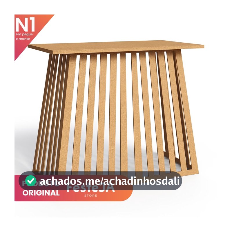 Mesa Ripada Triângulo Decoração Festa Aniversário Pegue e Monte