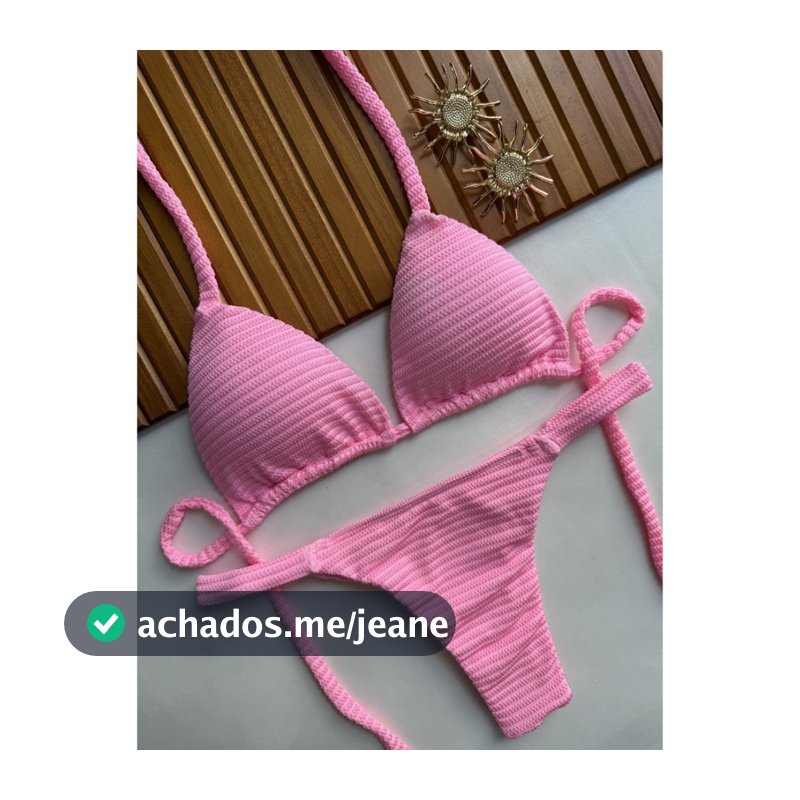 Biquíni Fita Cortininha para marquinha com bojo removível Verão Praia Feminino