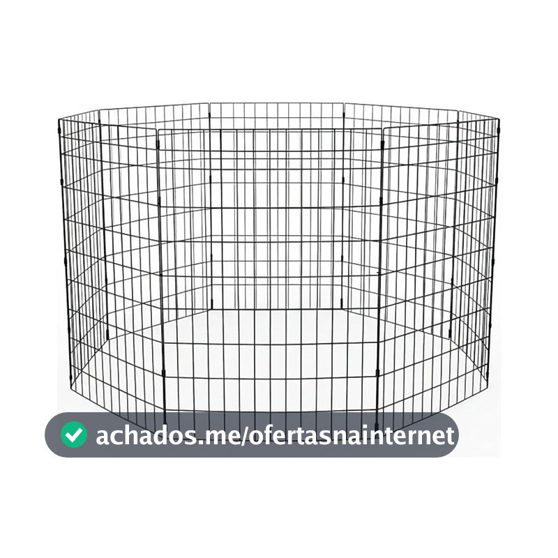 Cercado para cachorro 80 cm de altura de medio porte Cercadinho Pet Móvel