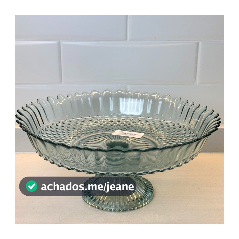 Prato para Bolo/Pudim Diazão em Vidro 28cm - Vitazza