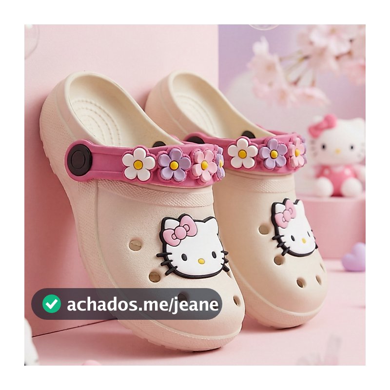 Sandália Infantil Menina Gatinha Flores Delicada Leve Confortável Várias Cores