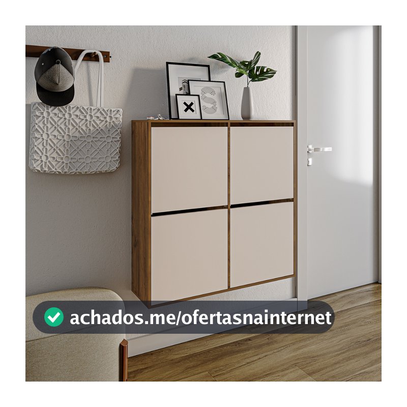 Sapateira 4 portas para casa suspensa organizador para sapatos portas basculantes