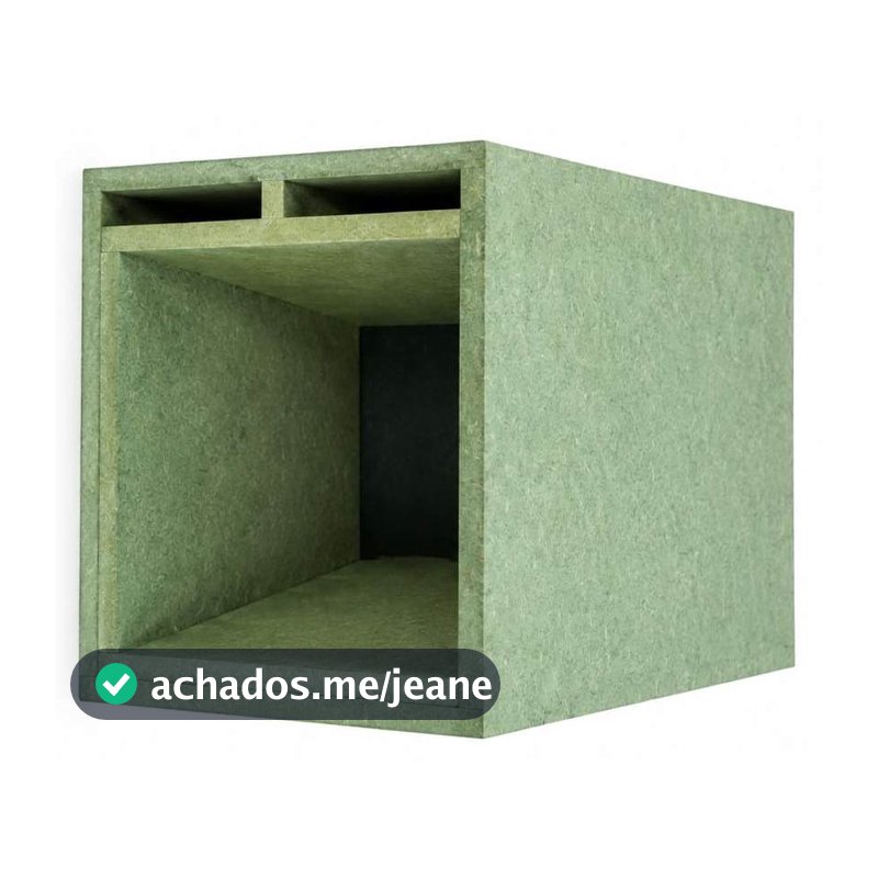 CAIXA PARA MÉDIO GRAVE 8 POLEGADAS MDF ULTRA  ATS 826Q DUTO CIMA