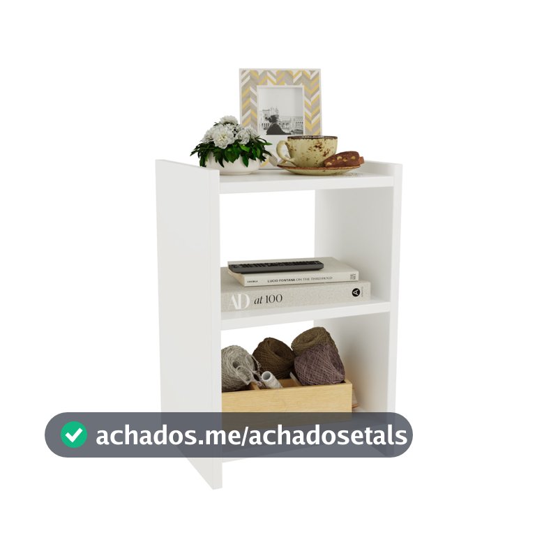 Mesa de Cabeceira Retro para Quarto Casal ou Solteiro Nicho Decoração América