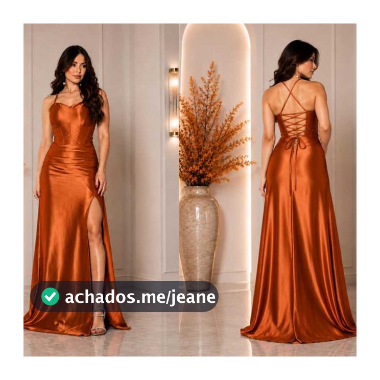 Vestido Longo Elegante Feminino Luxo | Festa, Casamento, Formatura | Ajuste Perfeito, Bojo e Zíper