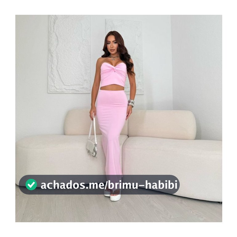 CONJUNTO FEMININO LONGO TOMARA QUE CAIA TENDÊNCIA GRINGA SEXY E ELEGANTE