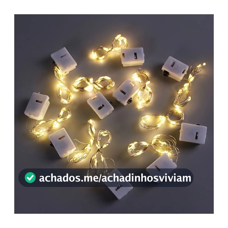 15 Unidade Fio De Led Fio Fada Cordão De Luzes Natal E Festa Luzes Festas Presentes De Decoração 2m LEDs