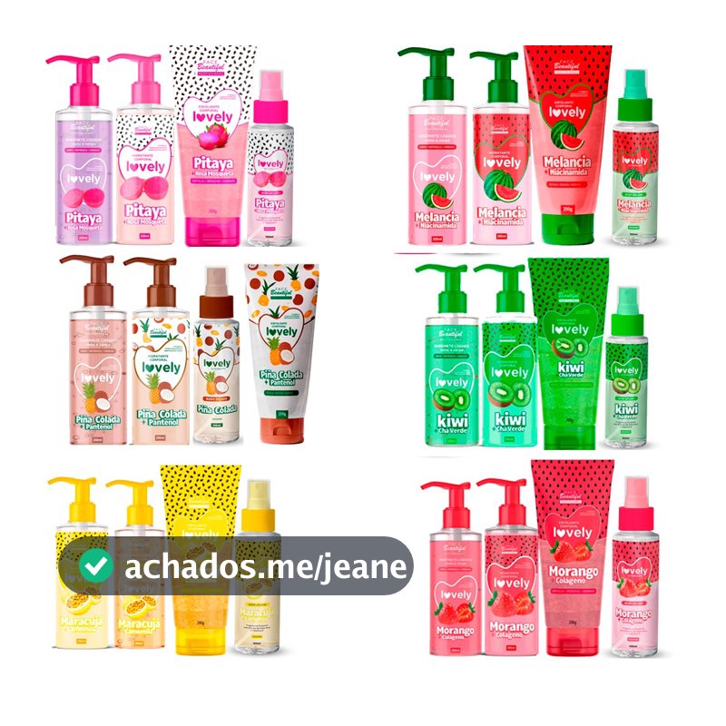 Kit Autocuidado Skincare  Feminino Lovely – Esfoliante  Sabonete Hidratante Body Splash