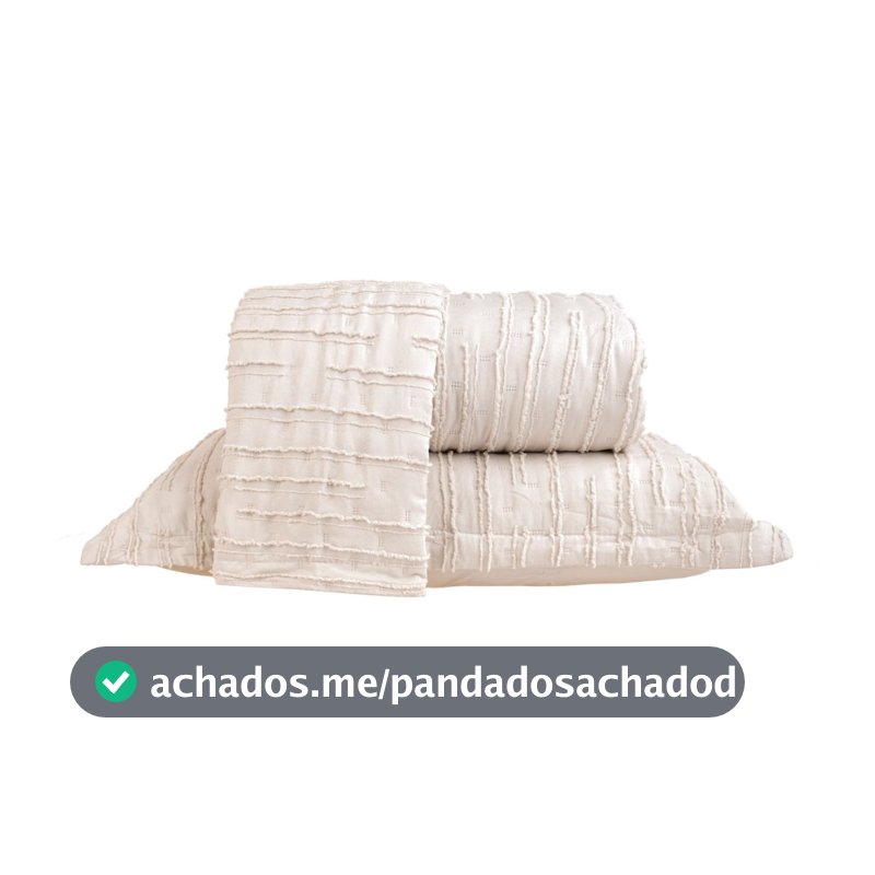 Kit Colcha Essence Tessi 3 Peças | Cobre-Leito Matelado Casal Queen King com 2 Porta-Travesseiros