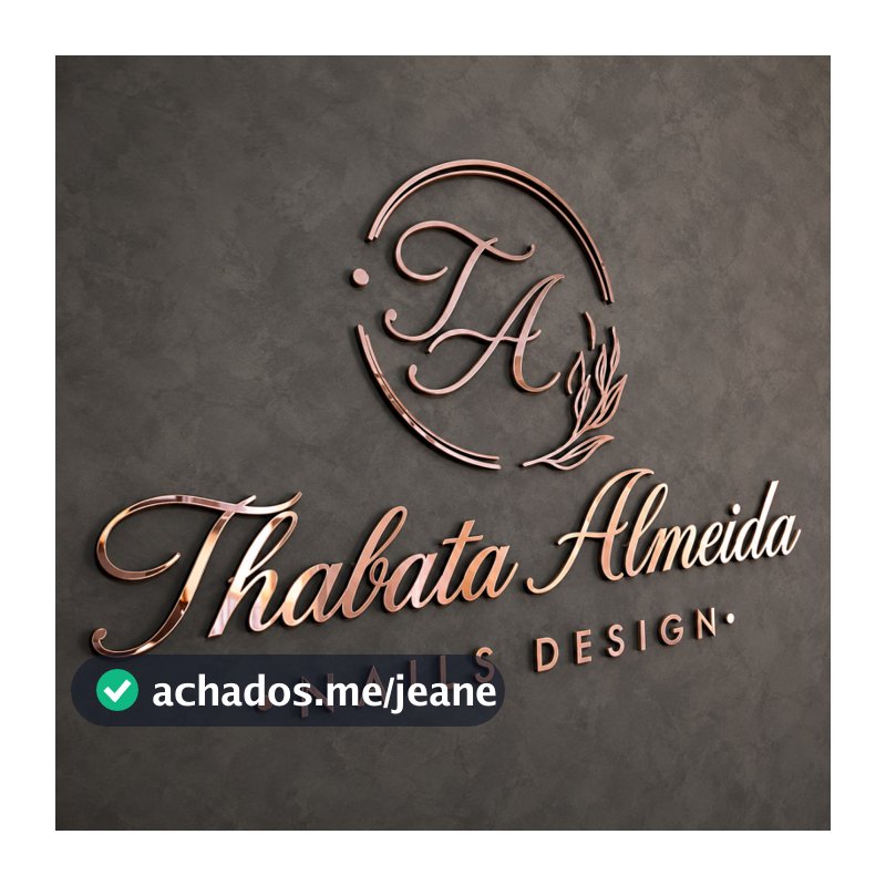 Logomarca Letreiro Logo De Parede Em Acrílico Espelhado Personalizado Advocacia Studio Odontologia Consultorio Lojas