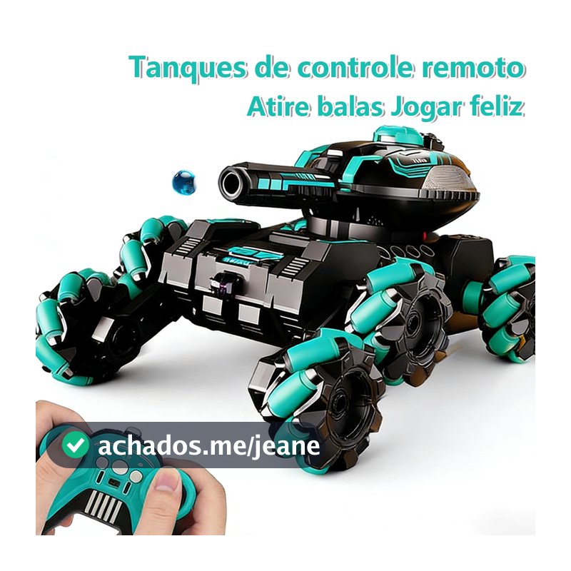 Carrinho Controle Remoto Acrobático Stunt Racing Drift Gira 360 Atire balas