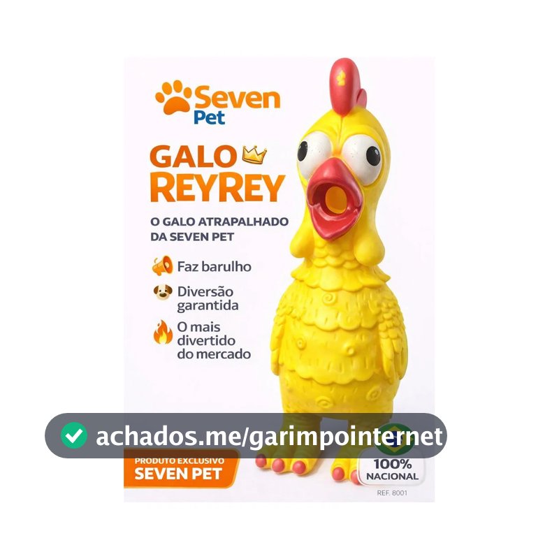 Brinquedo Para Caes  Galo Frango Mordedor Pet 28 Cm Envio Imediato
