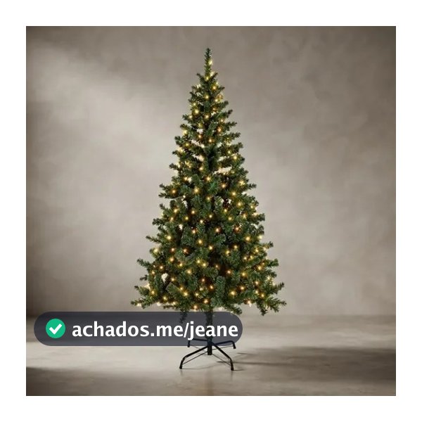 Árvore De Natal Verde Elegante Com Led Bivolt De Luxo 8 Funç 240 Cm 1200 Galho