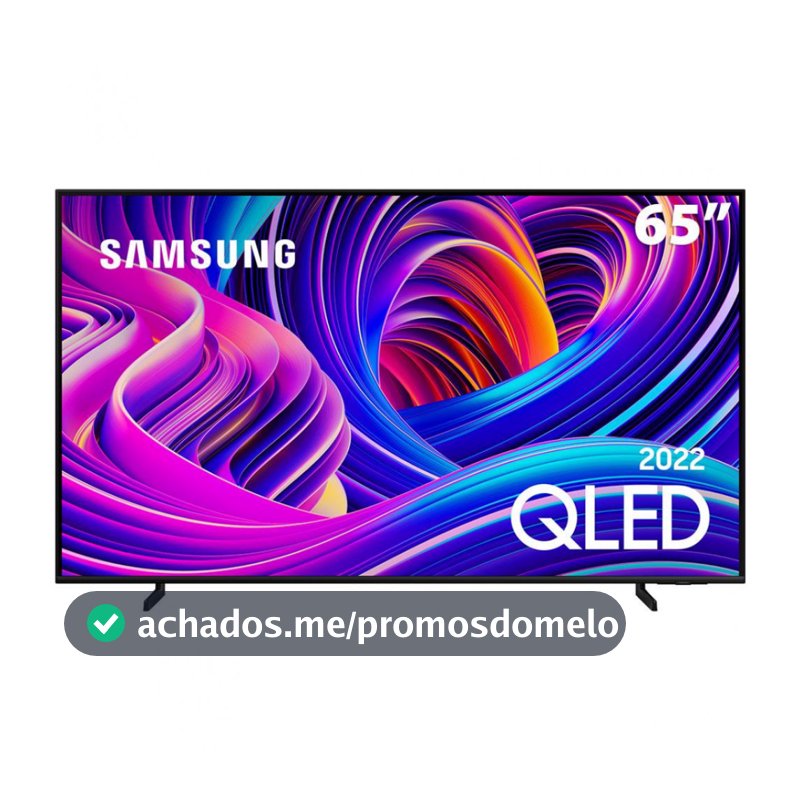 Smart TV 65 QLED 4K Samsung QN65Q60BAGXZD Modo Game Som em Movimento