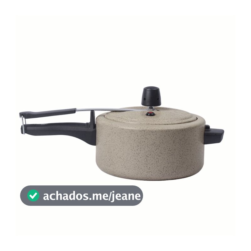 Panela de Pressão 3L Linha Ceramic Life Vapt Brinox - Vanilla e Cinza