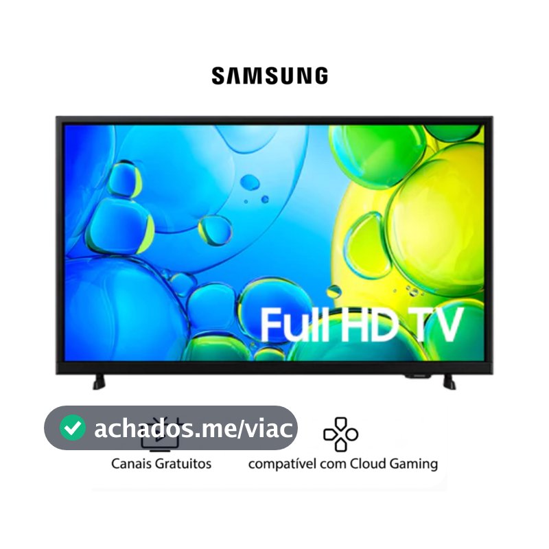 Samsung Smart TV 43 Polegadas FHD Modelo Ls43f6000fgxzd  Xbox Cloud Gaming Com Canais Gratuitos