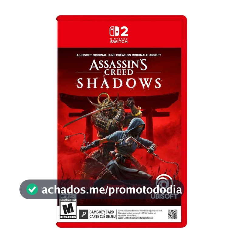 Assassins Creed Shadows Switch 2 Midia Fisica