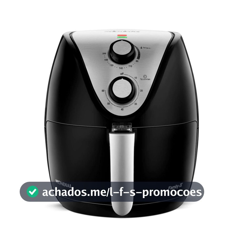 Fritadeira Sem Óleo Air Fryer AF-30 Family IV 3,5 Litros Mondial