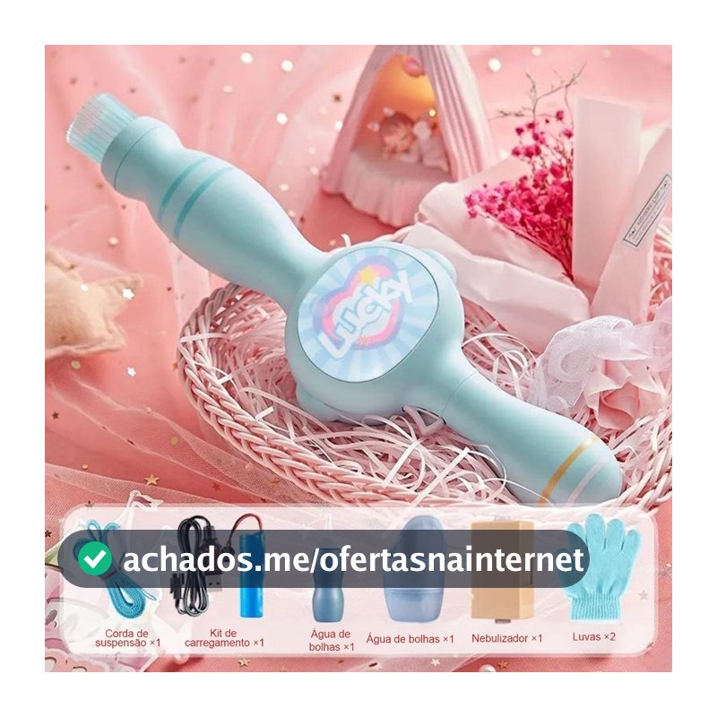 Kit De Varinha Mágica De Bolha De Fumaça LED Com Luvas | Conjunto De Brinquedos Coloridos Luz E Efeito Visual