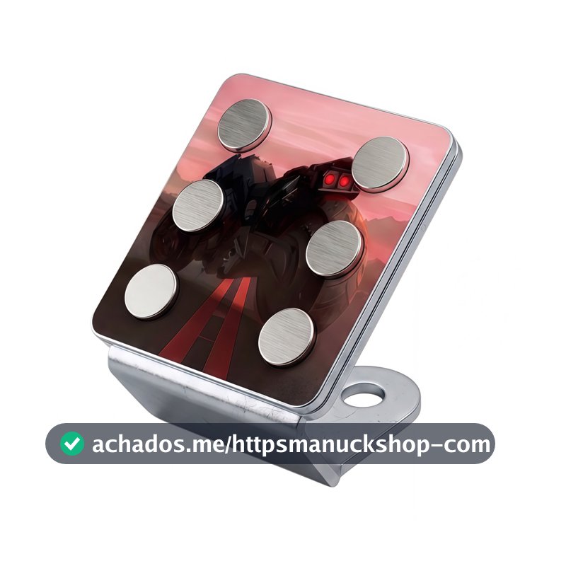 Suporte Celular Magnético 6 Imãs Moto Forte Seguro Universal Alta Velocidade