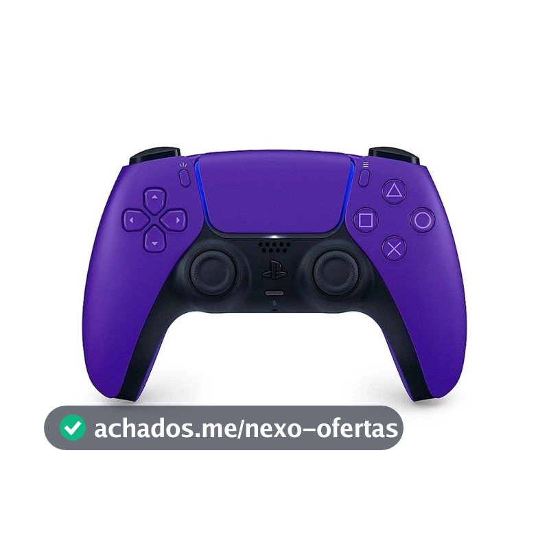 Controle Sem Fio Sony DualSense, PlayStation 5, Bluetooth, Galactic Purple - CFI-ZCT1W
