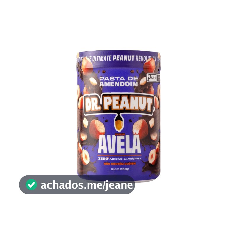 Pasta de Amendoim Dr. Peanut Sabor Avelã 250g