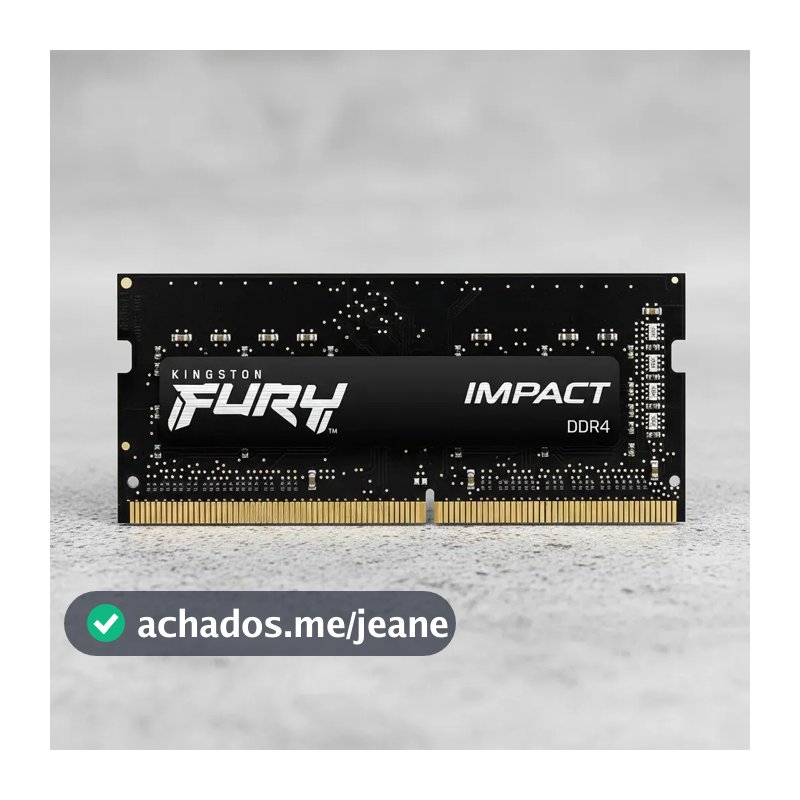Memória Ram para Notebook Kingston Fury Impact 16gb ddr4 3200mhz