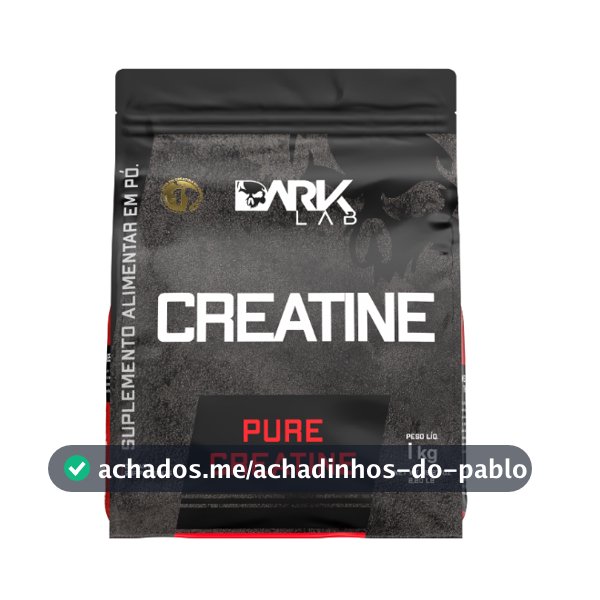 Creatina Monohidratada Pura 1kg, 500g, 600, 300g e 150g - Dark Lab