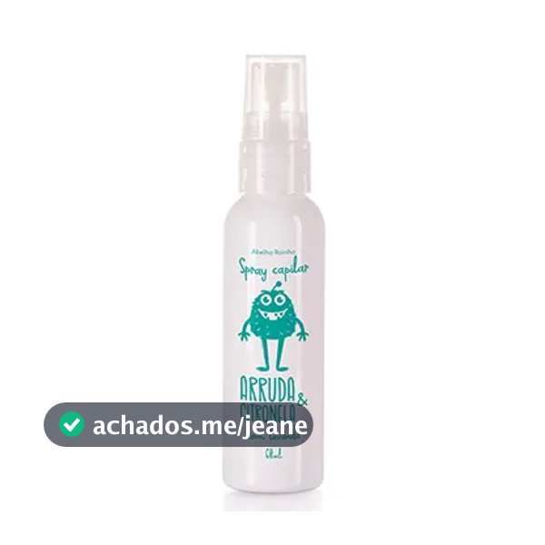 Spray Capilar Prevenção De Piolhos Arruda E Citronela 60ml