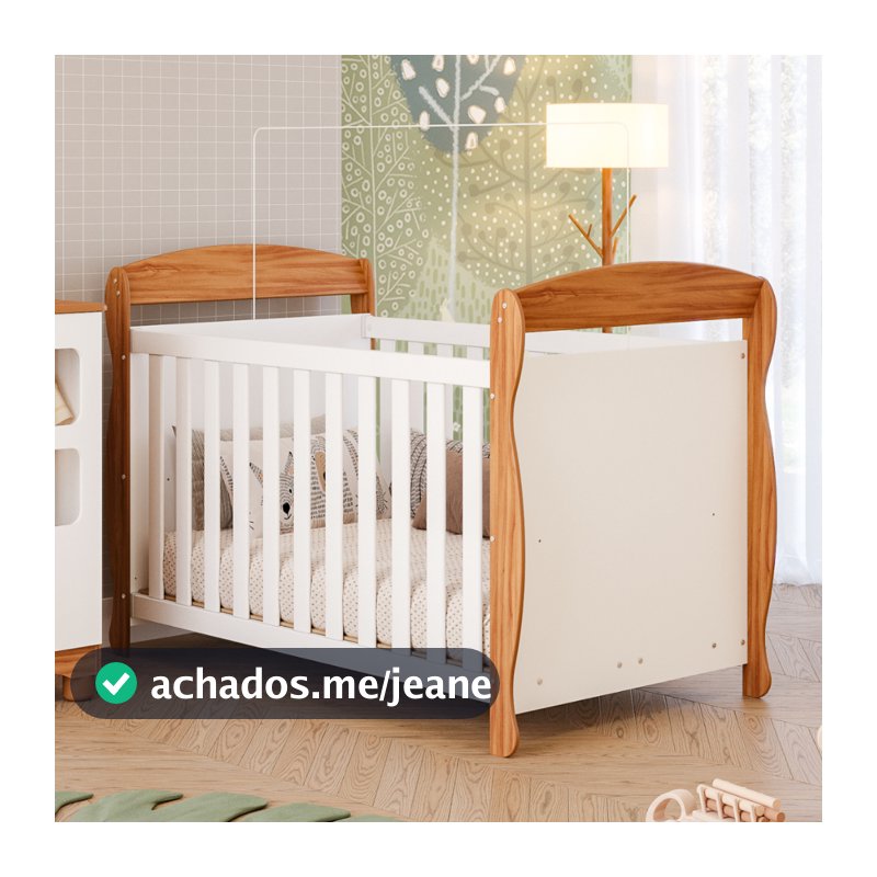 Berço Americano Marquesa 100% MDF Multifuncional 3 em 1