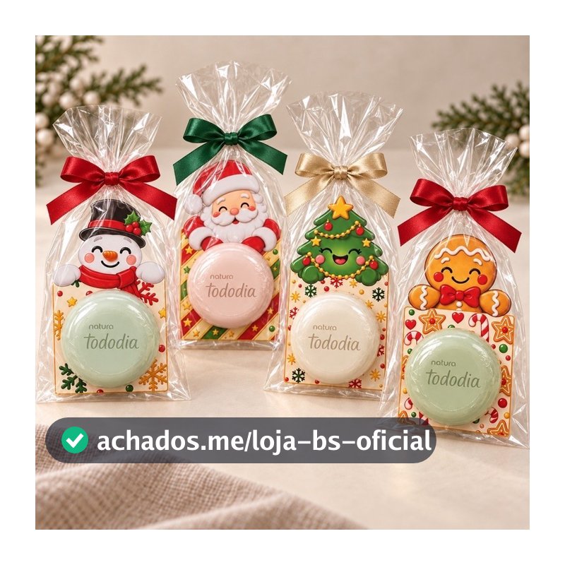 24 Unidades Cartão Natalino para Lembrancinha de Natal | 4 Modelos