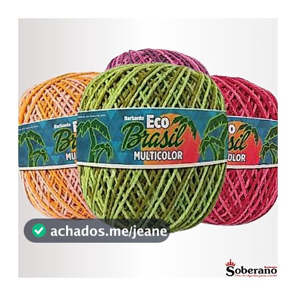 Barbante Eco Brasil Multicolor Folha 200g N6 TEX 885