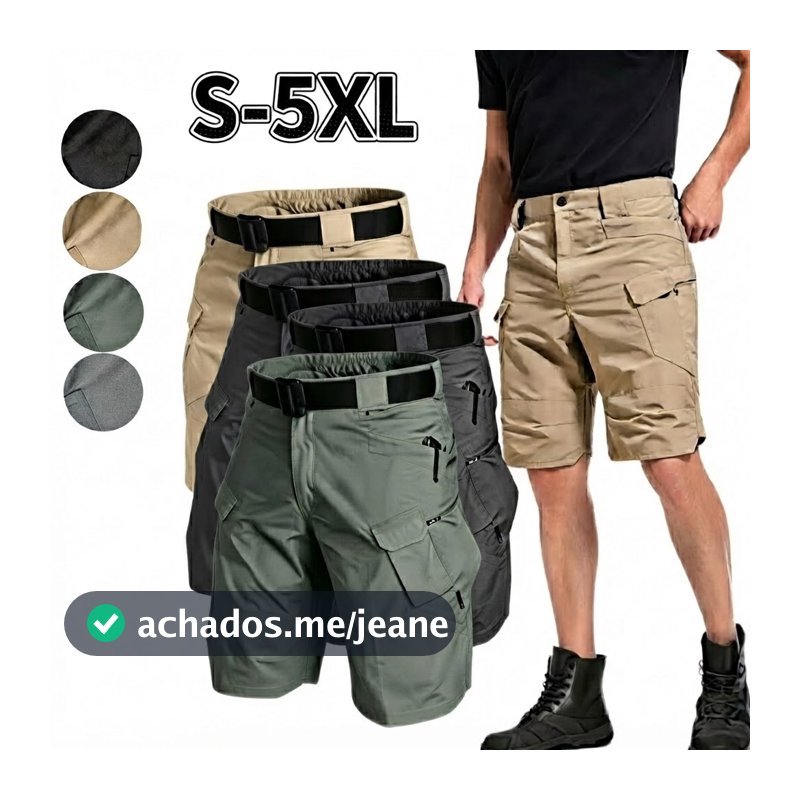 Esportes ao ar livre essencial Calções De Bolso Masculinos Calças Elásticas Multi-Táticas Tenha