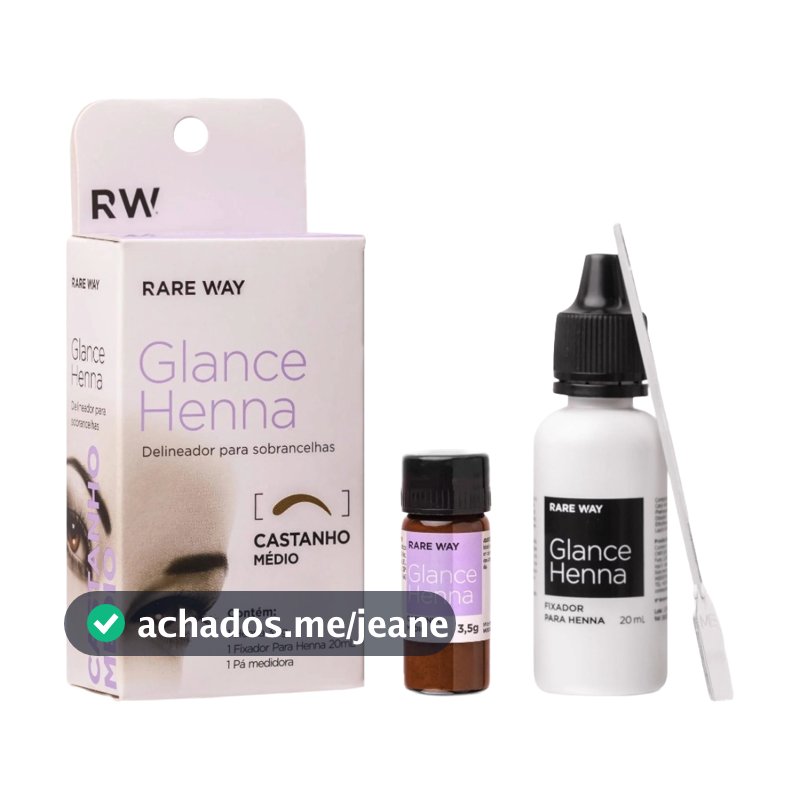Kit Glance Henna Delineador de Sobrancelha 3,5g