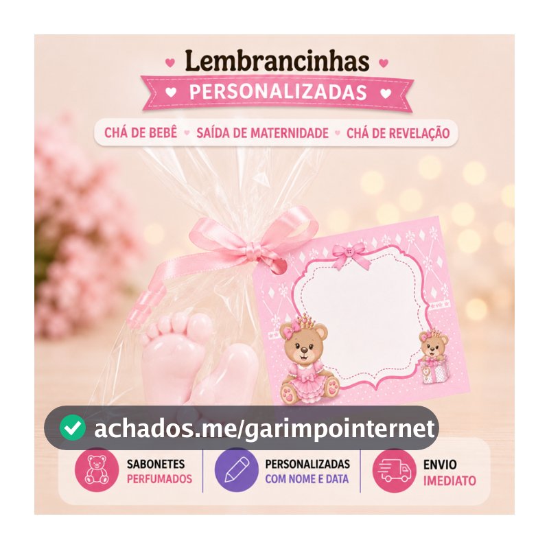 100 Mini Pezinhos Saida  de Maternidade, Chá Revelação, Chá de Fralda,Cha de bebê ( 50 PARES )