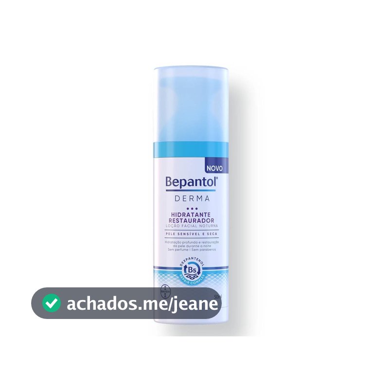 Creme Hidratante Noturno Facial Derma Restaurador Bepantol