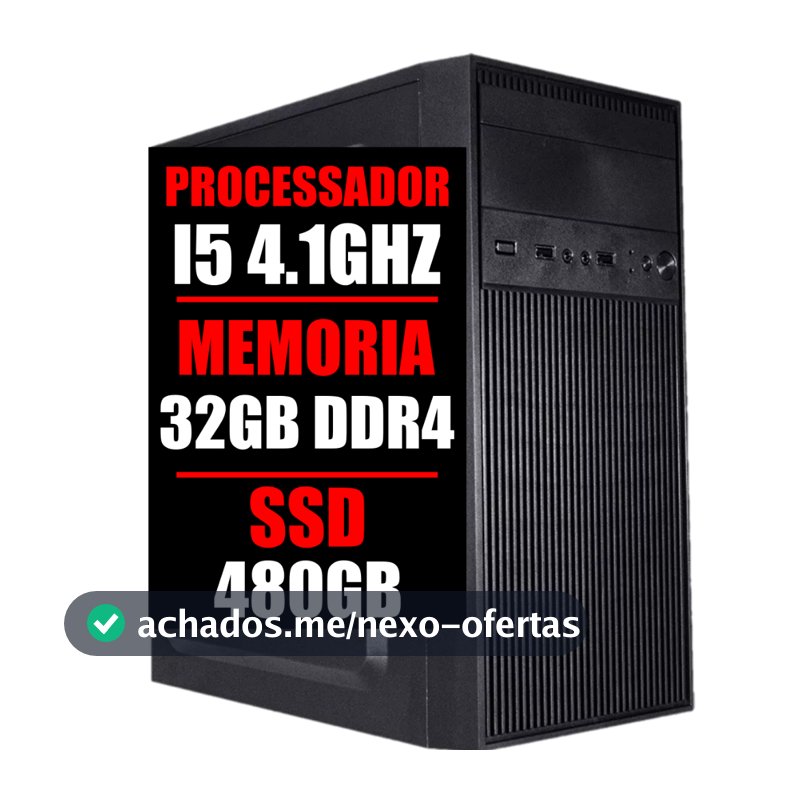 Pc Computador Intel Core i5 9 Geração, 32Gb Ddr4, Ssd 480Gb, GeForce