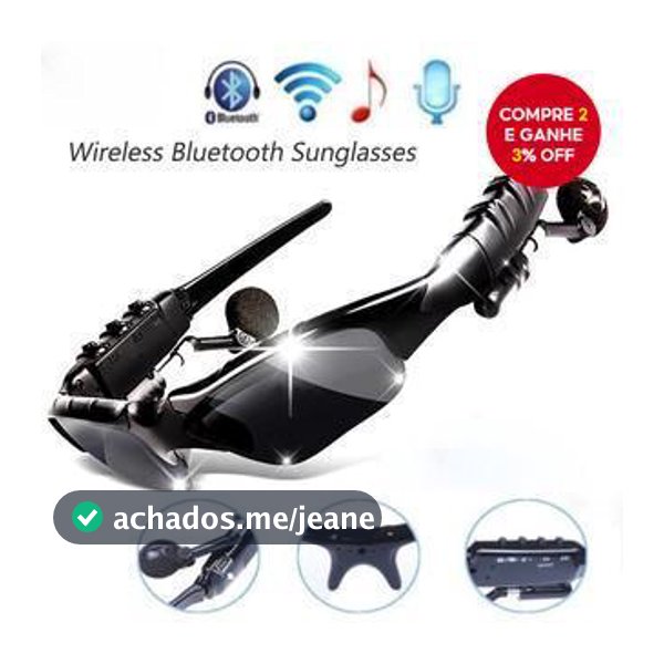 Óculos De Sol Sem Fio Bluetooth Proteção Para Fones De Ouvido Mulheres E Homens Acessórios De Áudio Vídeo Inteligentes