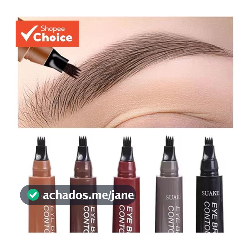 Lápis de Sobrancelha Líquido à Prova d'Água de 5 Cores, Longa Duração, Definição Natural, Maquiagem Acessível, Pr MFAR