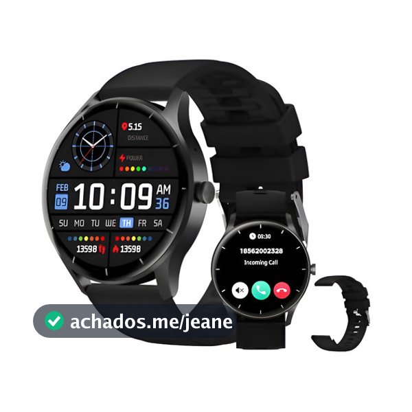 Smartwatch Peje Zw02 Relógio Smartwatch Pulseira Extra