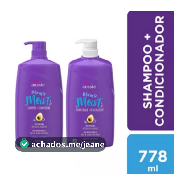 Aussie Shampoo e Condicionador Kit 778ml cada Original