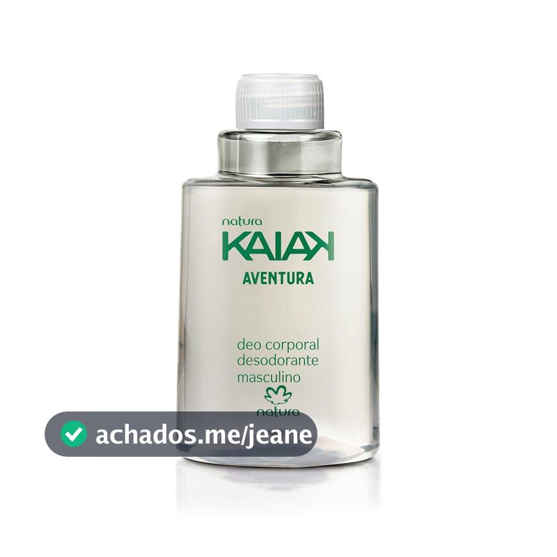 Refil Desodorante Corporal Natura Kaiak Aventura Masculino