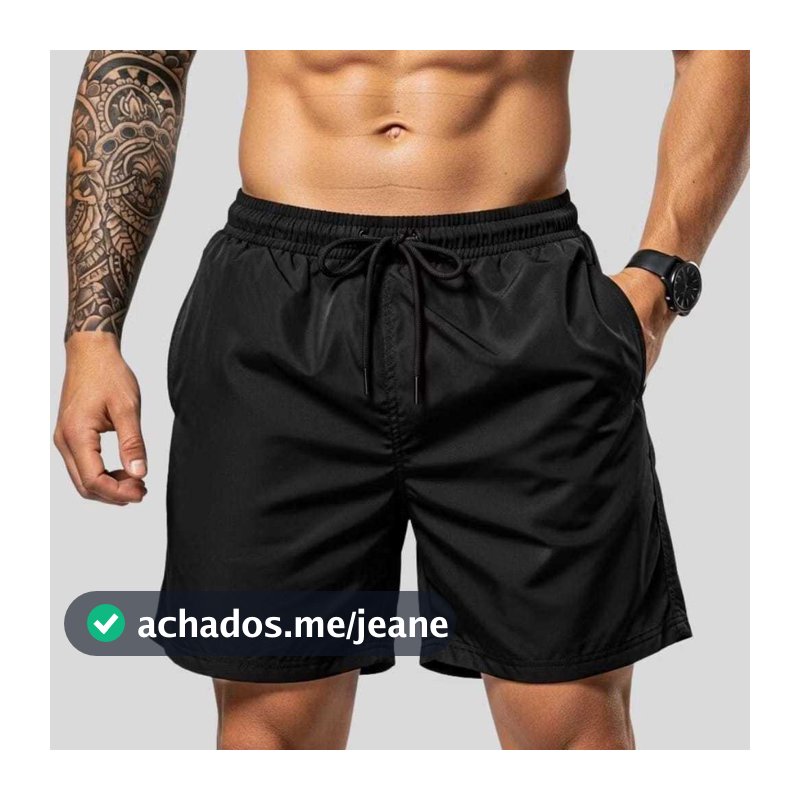 Shorts Masculino Tactel Praia Academia Treino Corrida E CASUAL SECAGEM RAPIDA