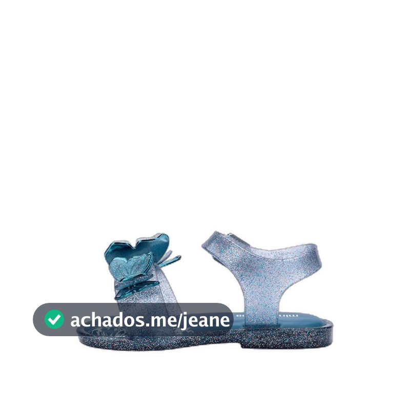 Mini Melissa Fly Sandal III Baby Azul Glitter 37803