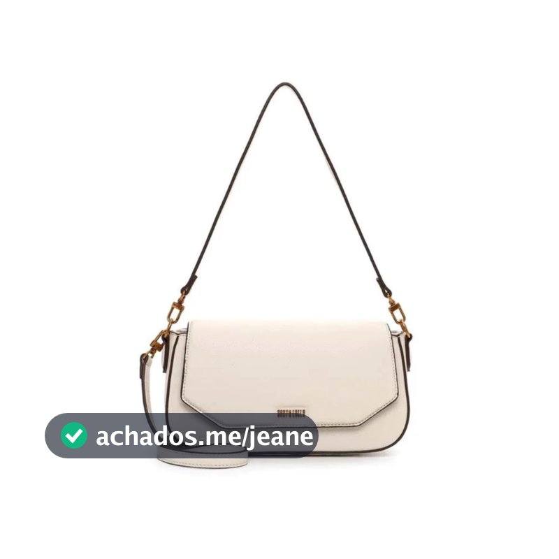 Bolsa Baguete Tiracolo Média Risco Alça Dupla Santa Lolla